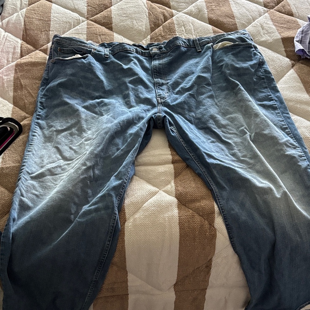 Levi's big and tall Relaxed Fit Light Blue Jeans